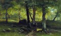 dans le bosquet 1865 paysage classique Ivan Ivanovitch arbres
